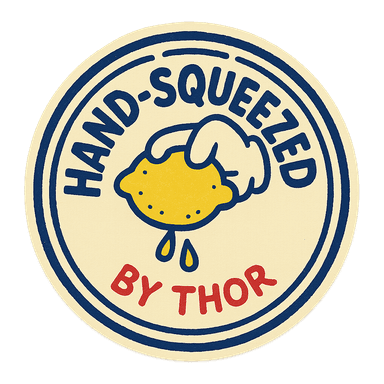 Hand-squeezed by Thor